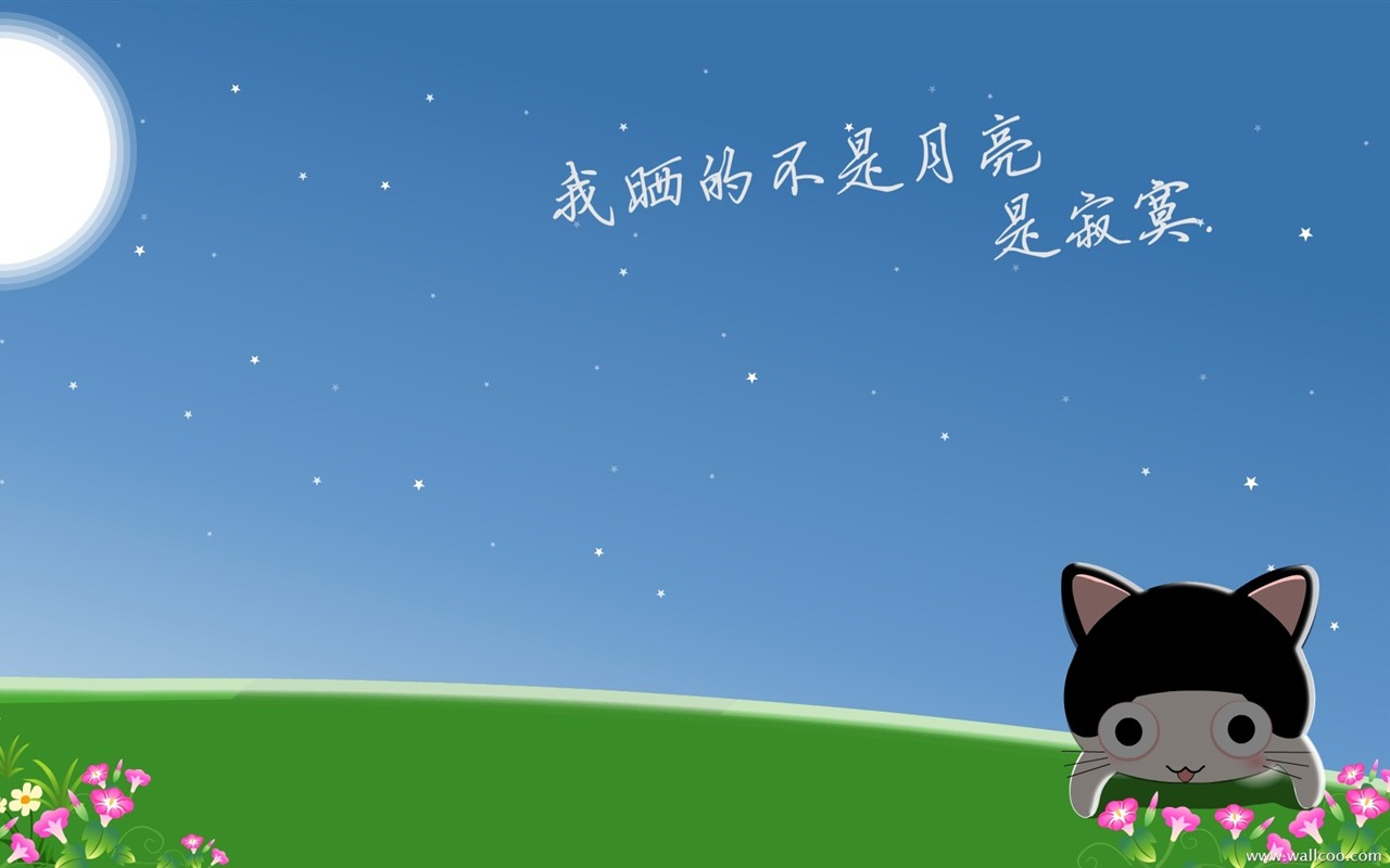 Baby cat cartoon wallpaper (3) #17 - 1280x800