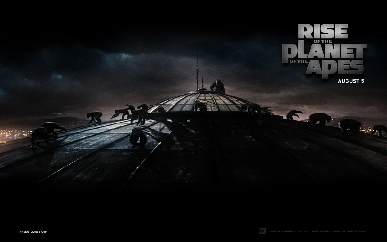 Rise of Planet of the Apes tapet #6 - 1280x800