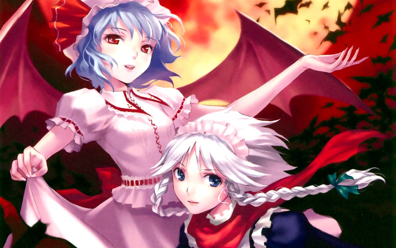 Anime girl HD tapety na plochu #4 - 1280x800