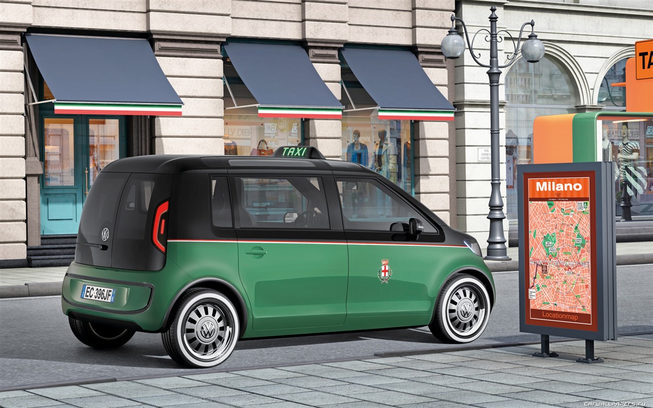 Volkswagen Concept Car Milano Taxi - 2010 HD tapety na plochu #4 - 1280x800