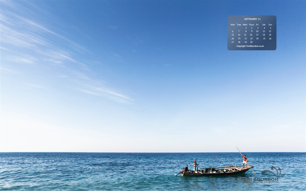 September 2011 Kalender Wallpaper (1) #4 - 1280x800