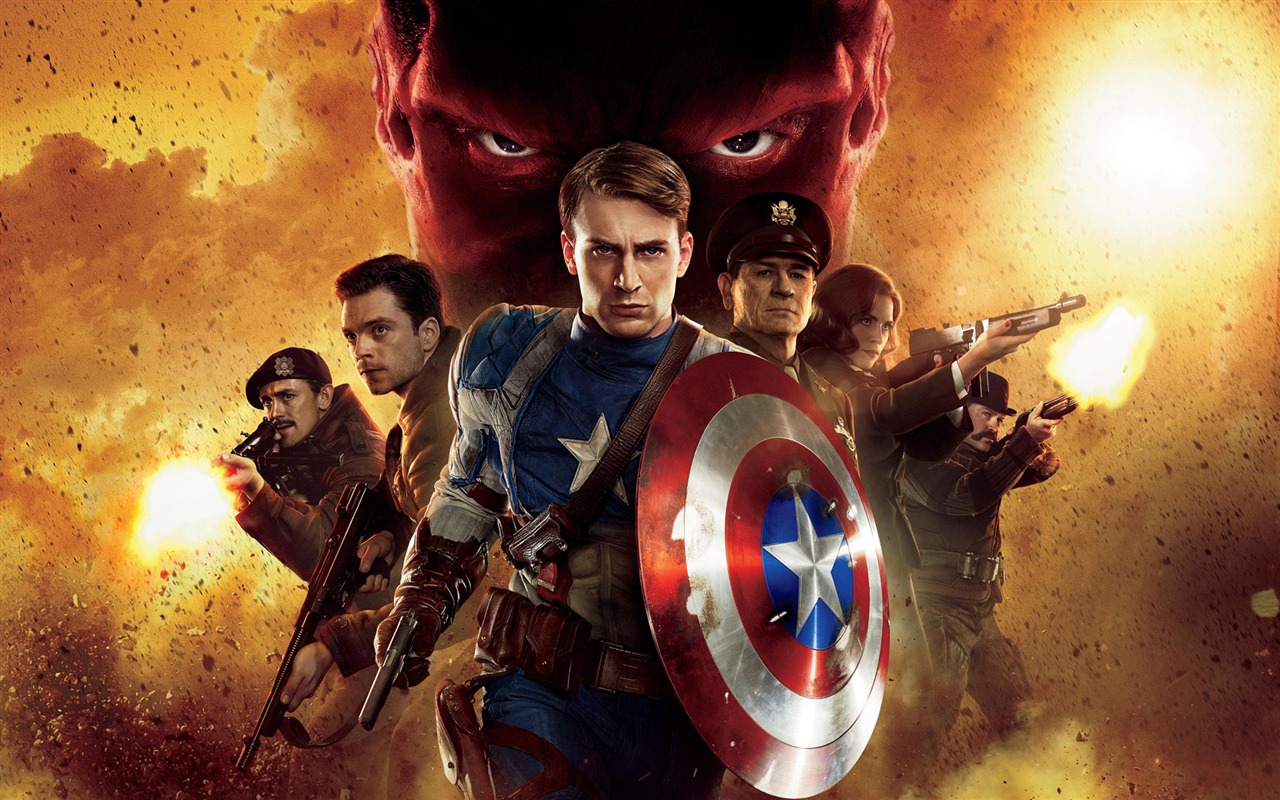Kapitán Amerika: První Avenger HD tapety na plochu #1 - 1280x800