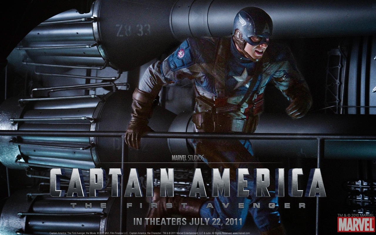 Kapitán Amerika: První Avenger HD tapety na plochu #20 - 1280x800