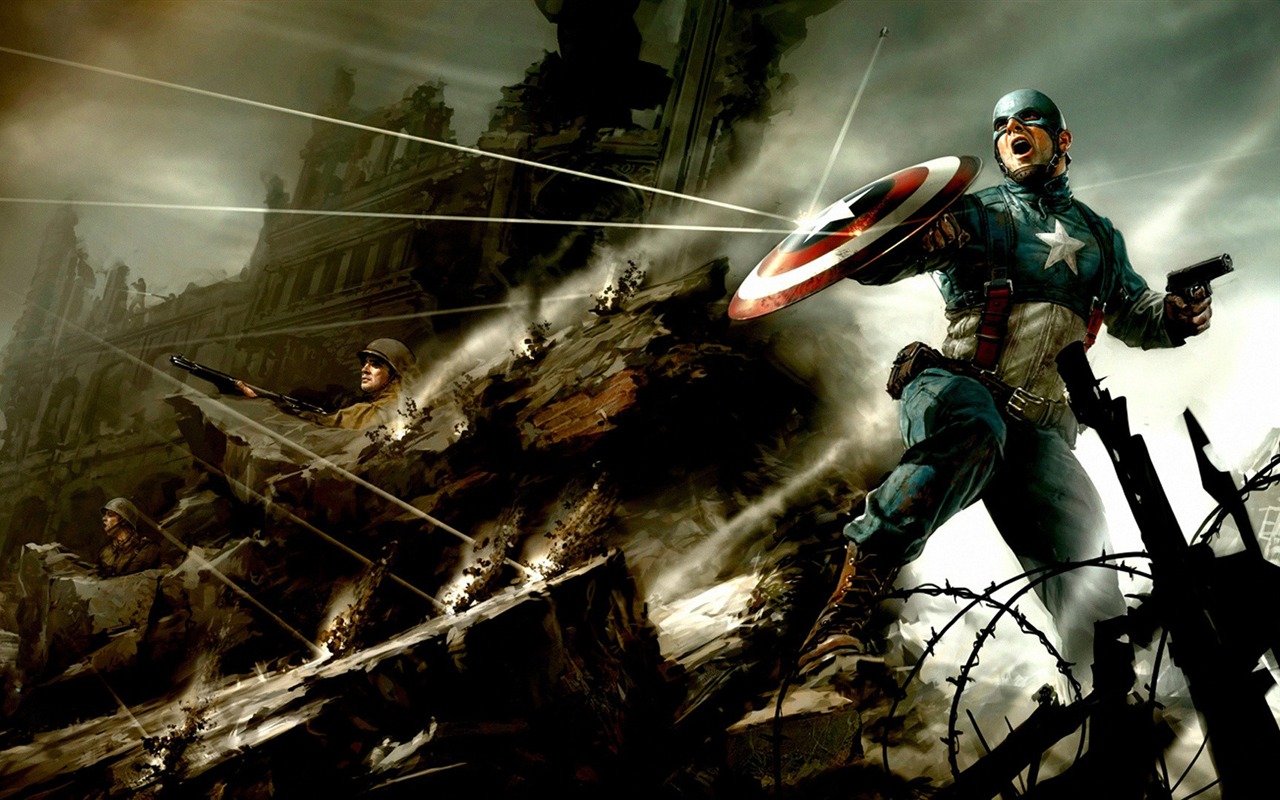 Kapitán Amerika: První Avenger HD tapety na plochu #22 - 1280x800