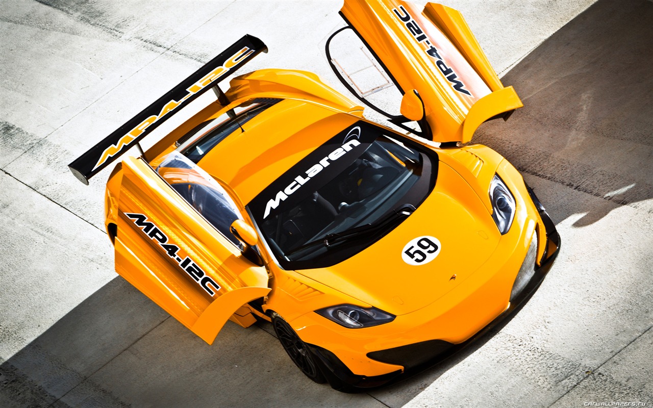 맥라렌 MP4 - 12C GT3 - 2011의 HD 배경 화면 #1 - 1280x800