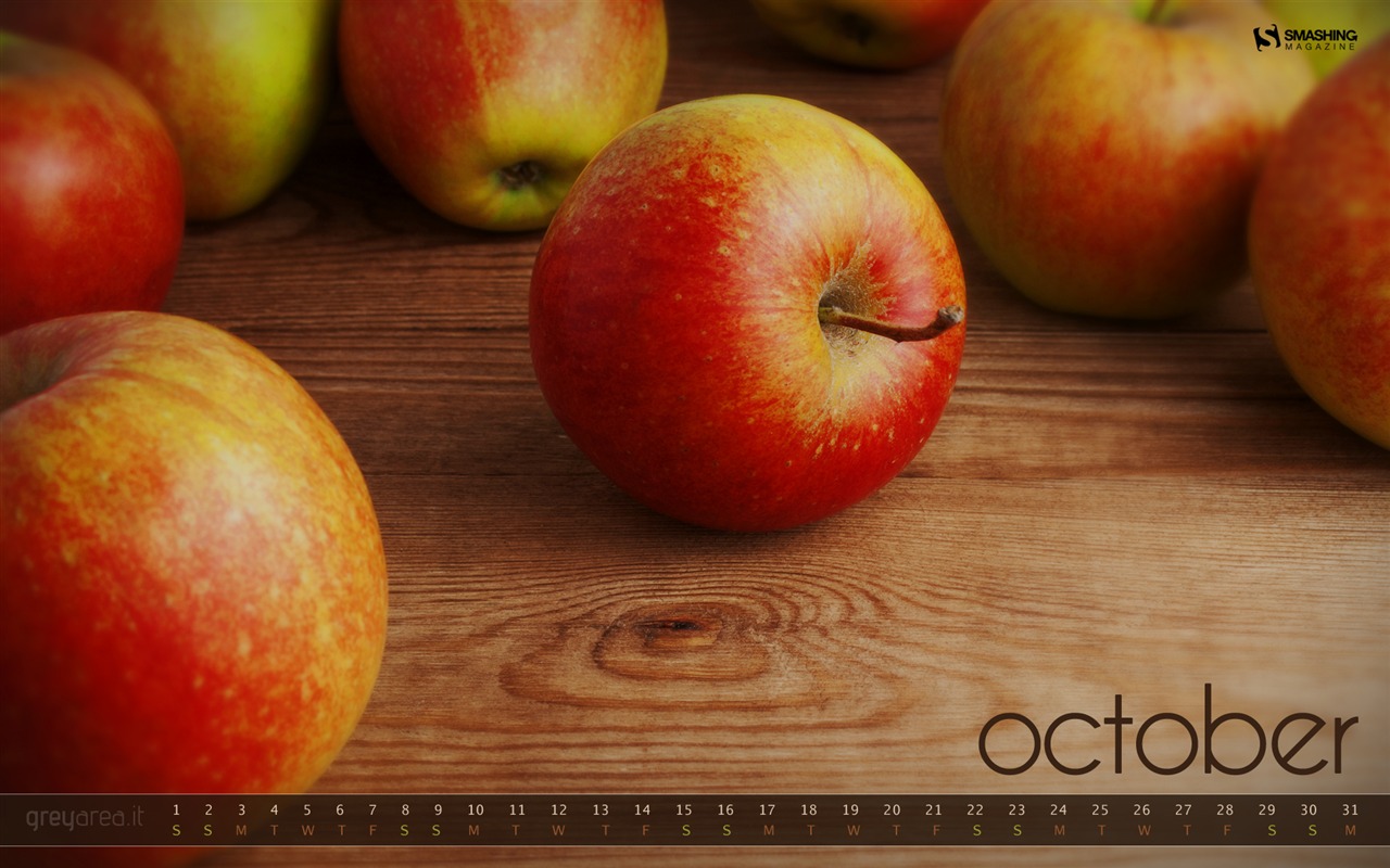 October 2011 Calendar Wallpaper (1) #12 - 1280x800