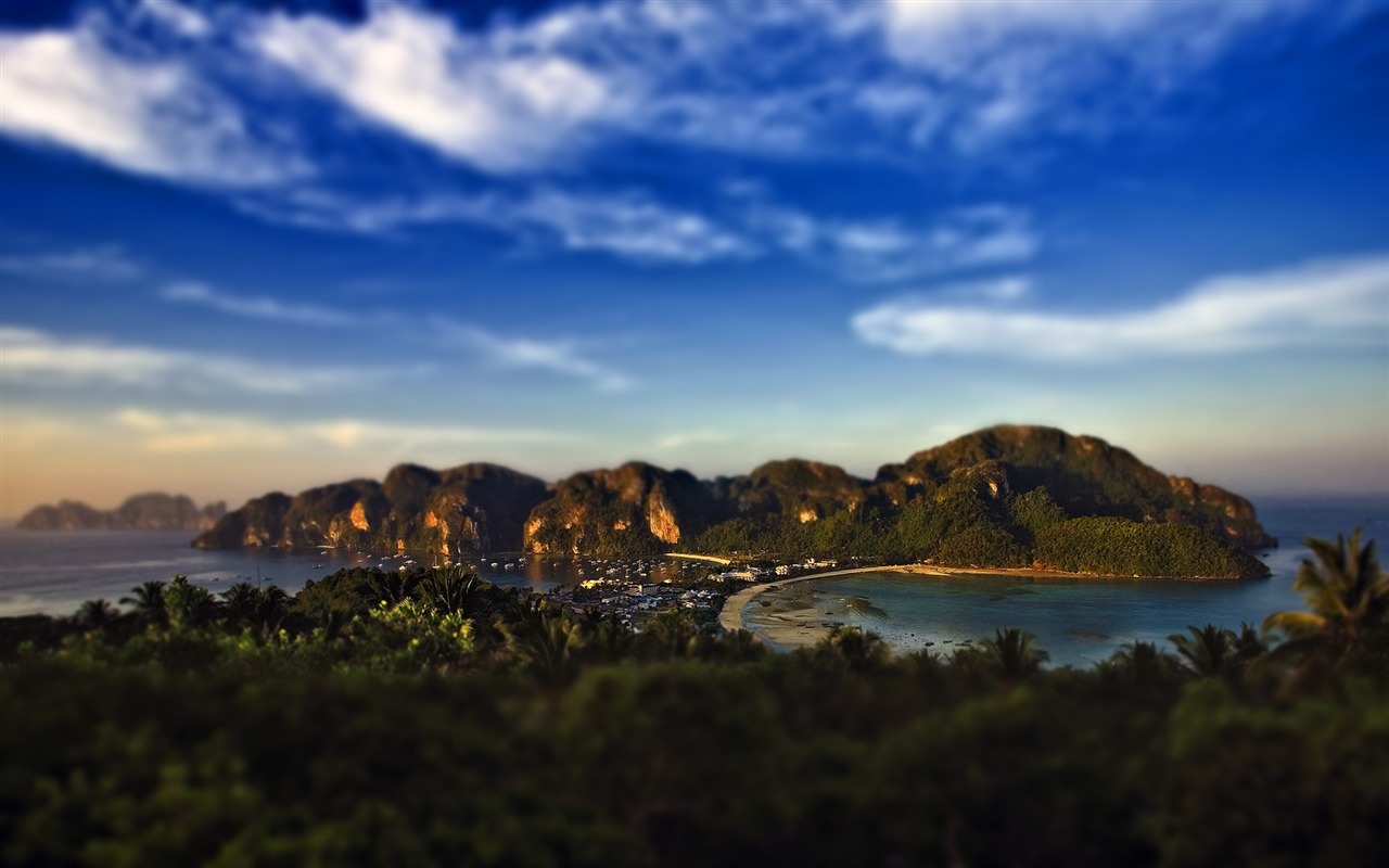 以真亂假 移軸攝影 微縮景觀壁紙(三) #4 - 1280x800
