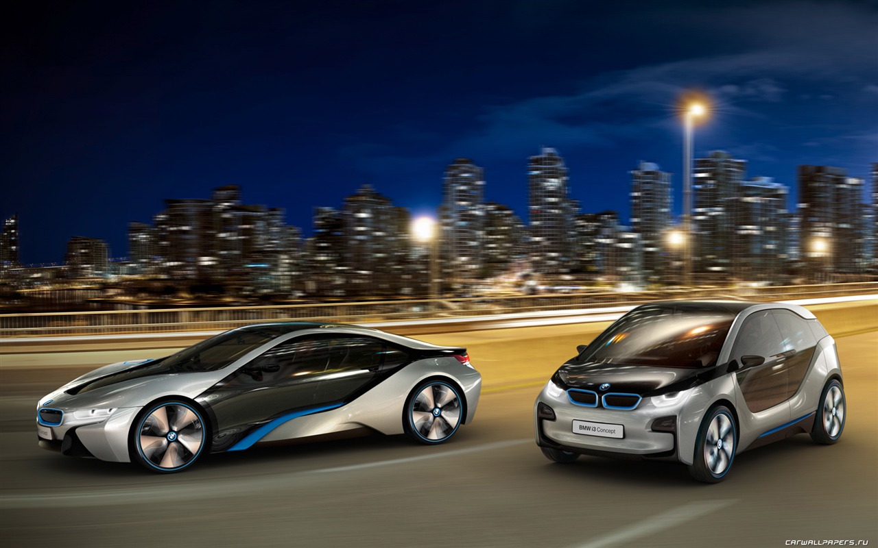 BMW i8 개념 - 2011의 HD 배경 화면 #16 - 1280x800