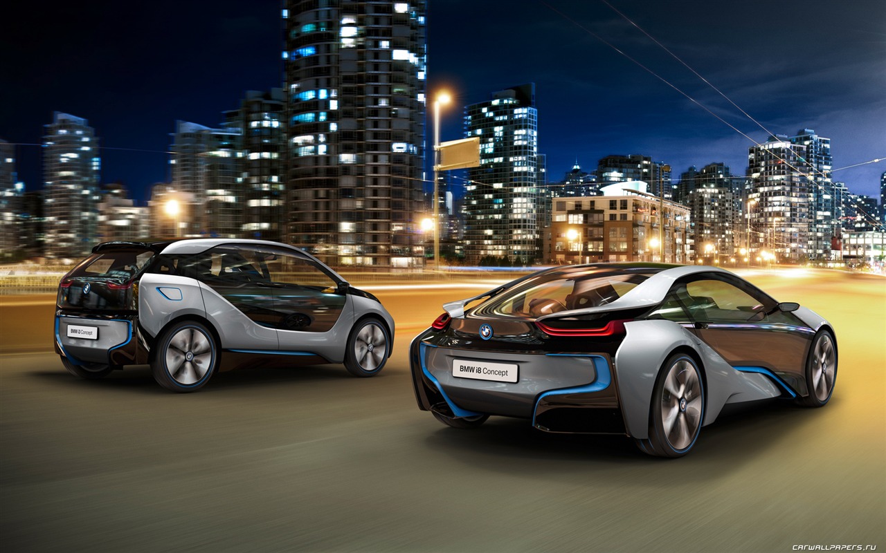 BMW i8 개념 - 2011의 HD 배경 화면 #17 - 1280x800