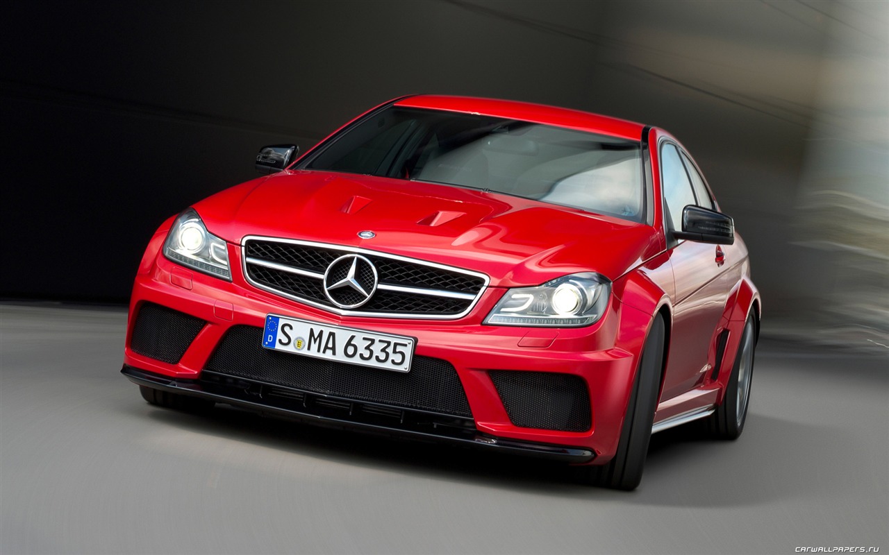 Mercedes-Benz C63 AMG Coupe Black Series - 2011 奔驰6 - 1280x800