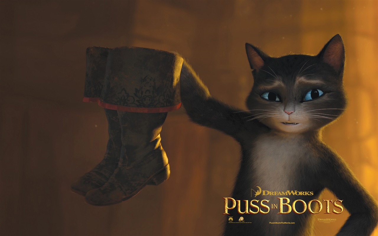 Puss in wallpapers HD Bottes #7 - 1280x800