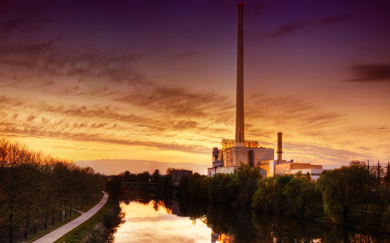 Německo Saarbrücken městské krajině #13 - 1280x800