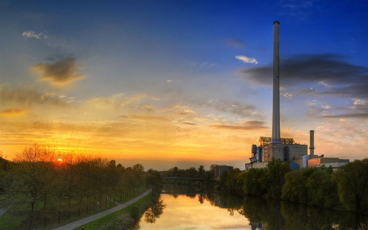 Německo Saarbrücken městské krajině #19 - 1280x800