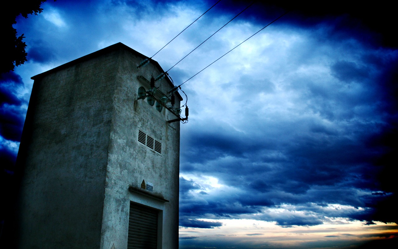 Spanien Girona HDR-Stil Hintergrundbilder #16 - 1280x800