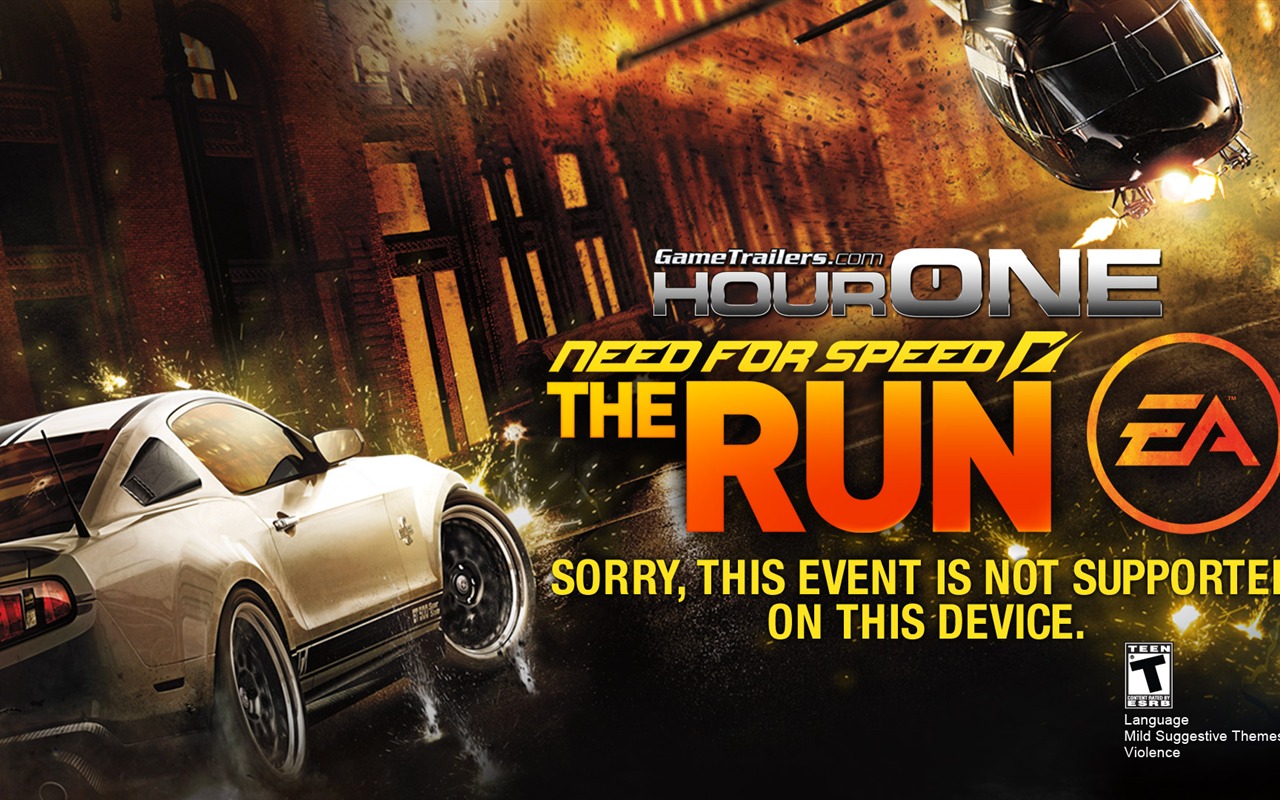 Need for Speed: The Run HD Tapety na plochu #6 - 1280x800
