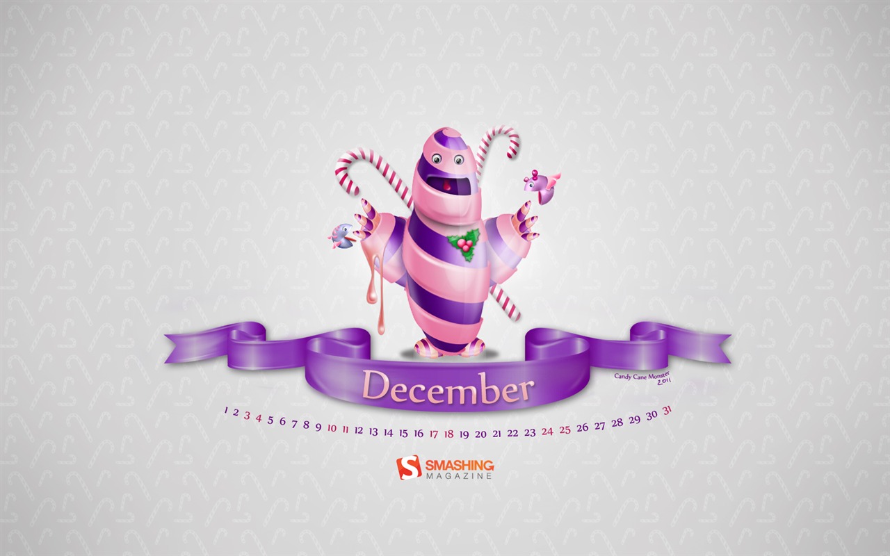 Dezember 2011 Kalender Wallpaper (1) #4 - 1280x800