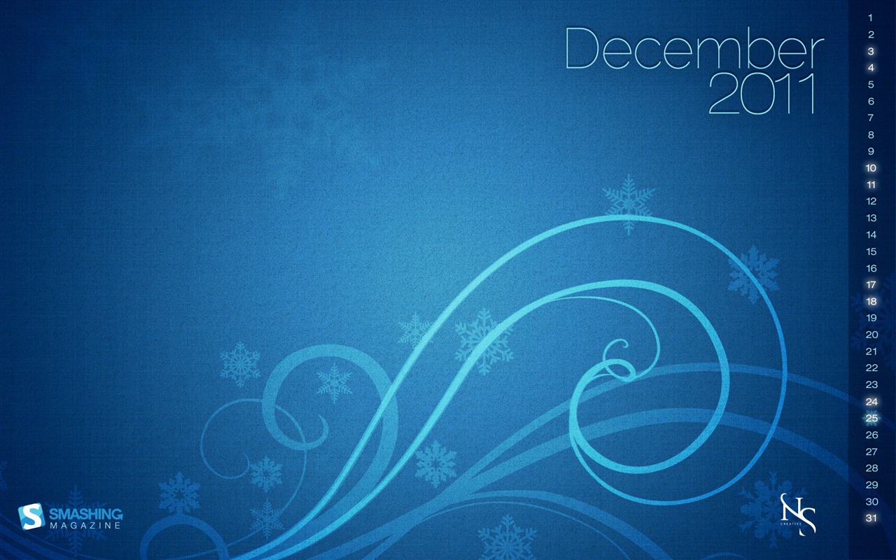 Dezember 2011 Kalender Wallpaper (2) #5 - 1280x800