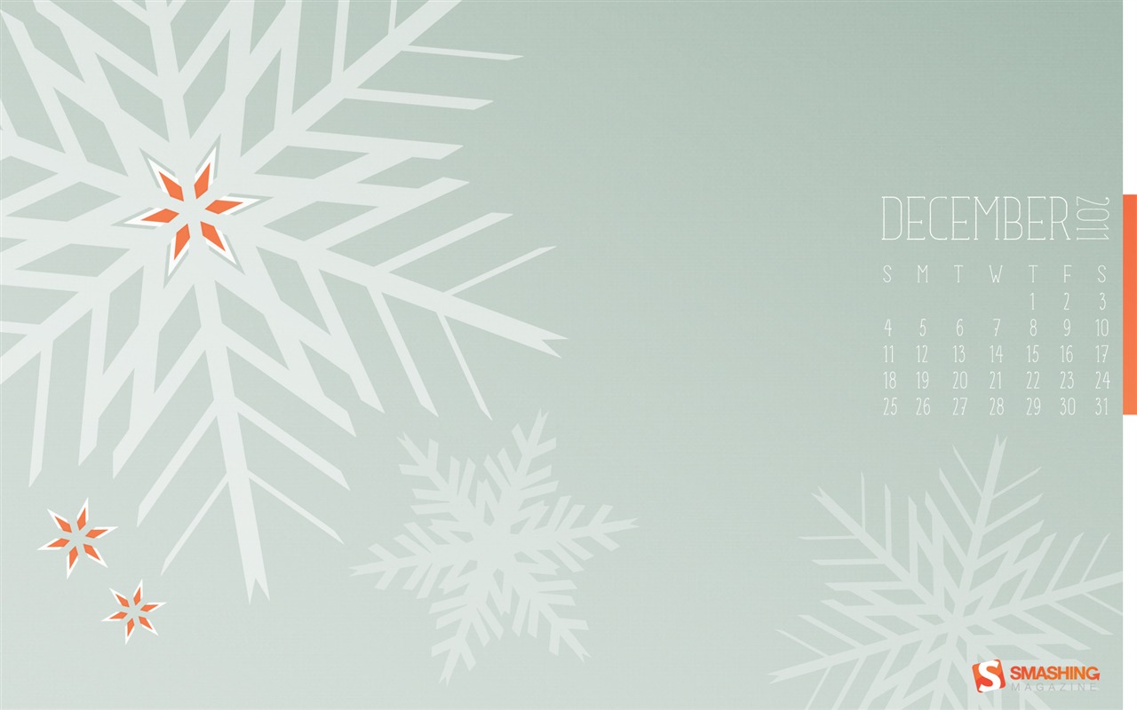 Dezember 2011 Kalender Wallpaper (2) #14 - 1280x800