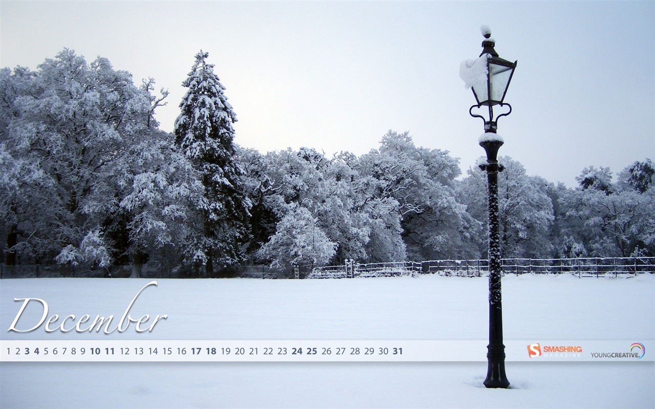 2011年12月 月曆壁紙(二) #15 - 1280x800