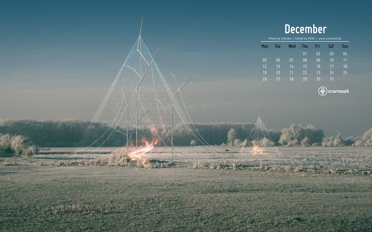 Dezember 2011 Kalender Wallpaper (2) #16 - 1280x800