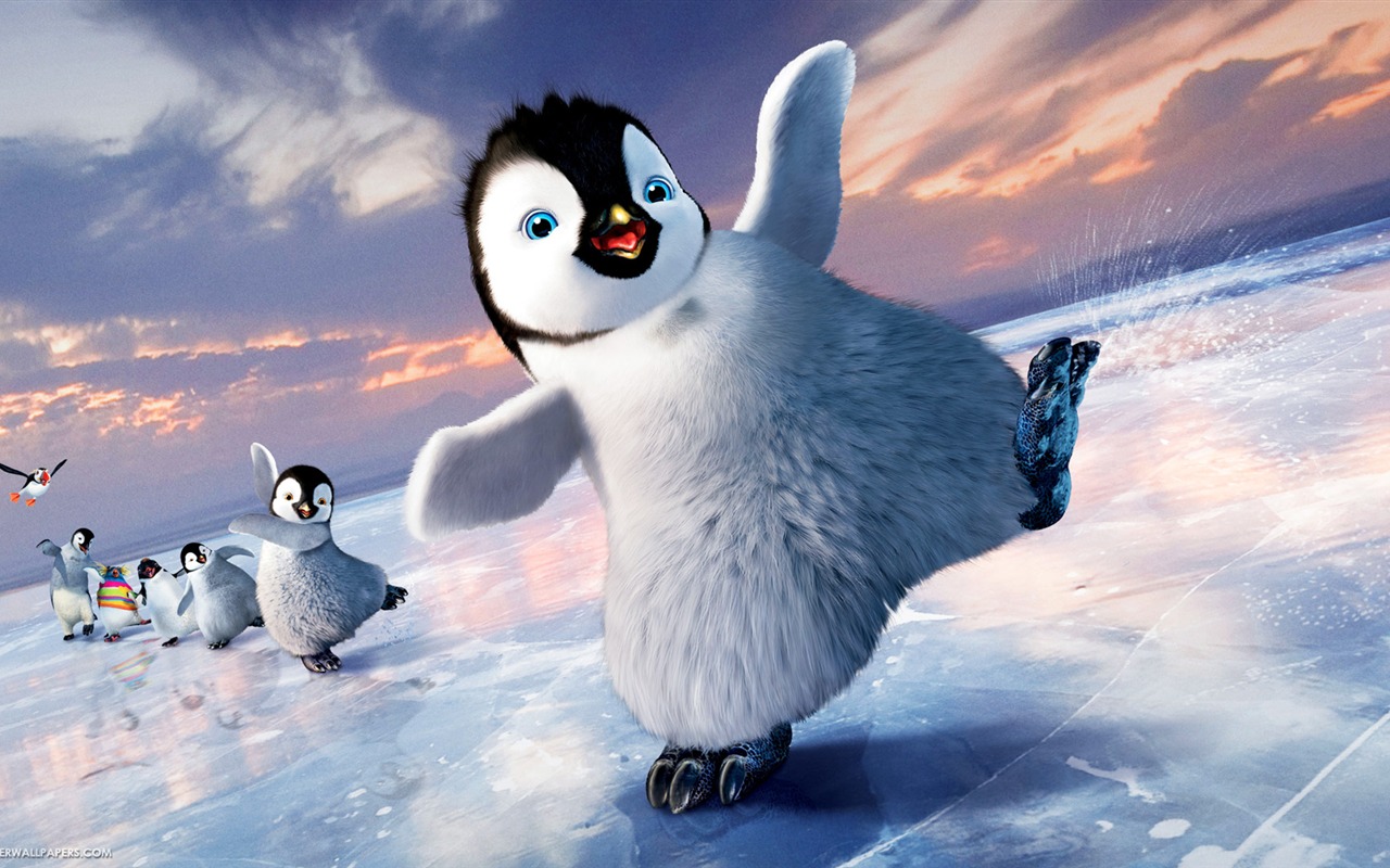 Happy Feet Two 快樂的大腳2 高清壁紙 #4 - 1280x800