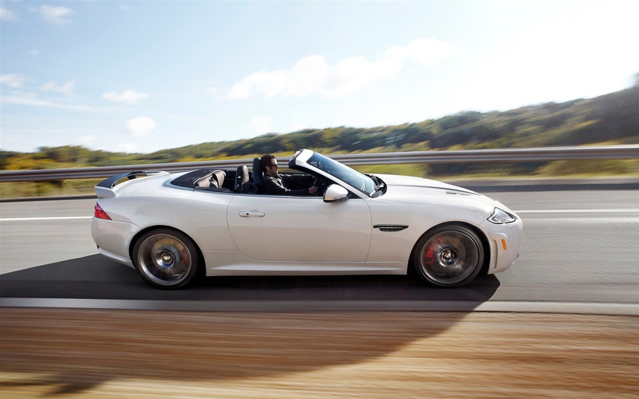 2013 捷豹XK XKR-S Convertible跑车壁纸7 - 1280x800