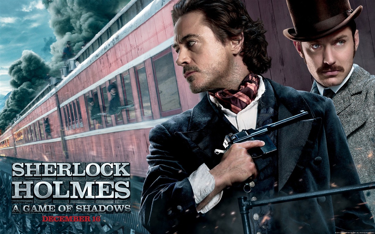 Sherlock Holmes: un jeu de fonds d'écran HD Ombres #10 - 1280x800