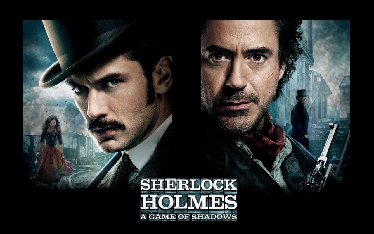 Sherlock Holmes: un jeu de fonds d'écran HD Ombres #12 - 1280x800