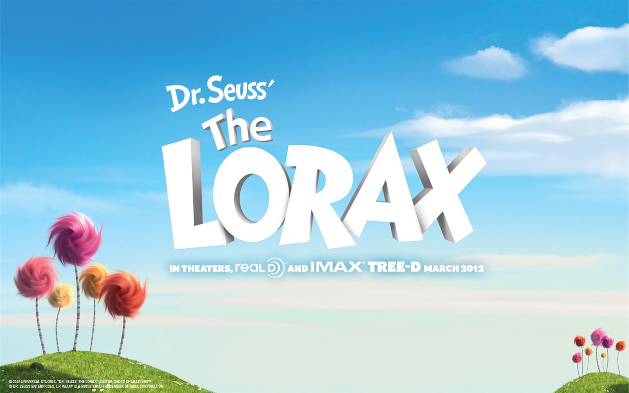 Dr. Seuss The Lorax 老雷斯的故事 高清壁纸5 - 1280x800