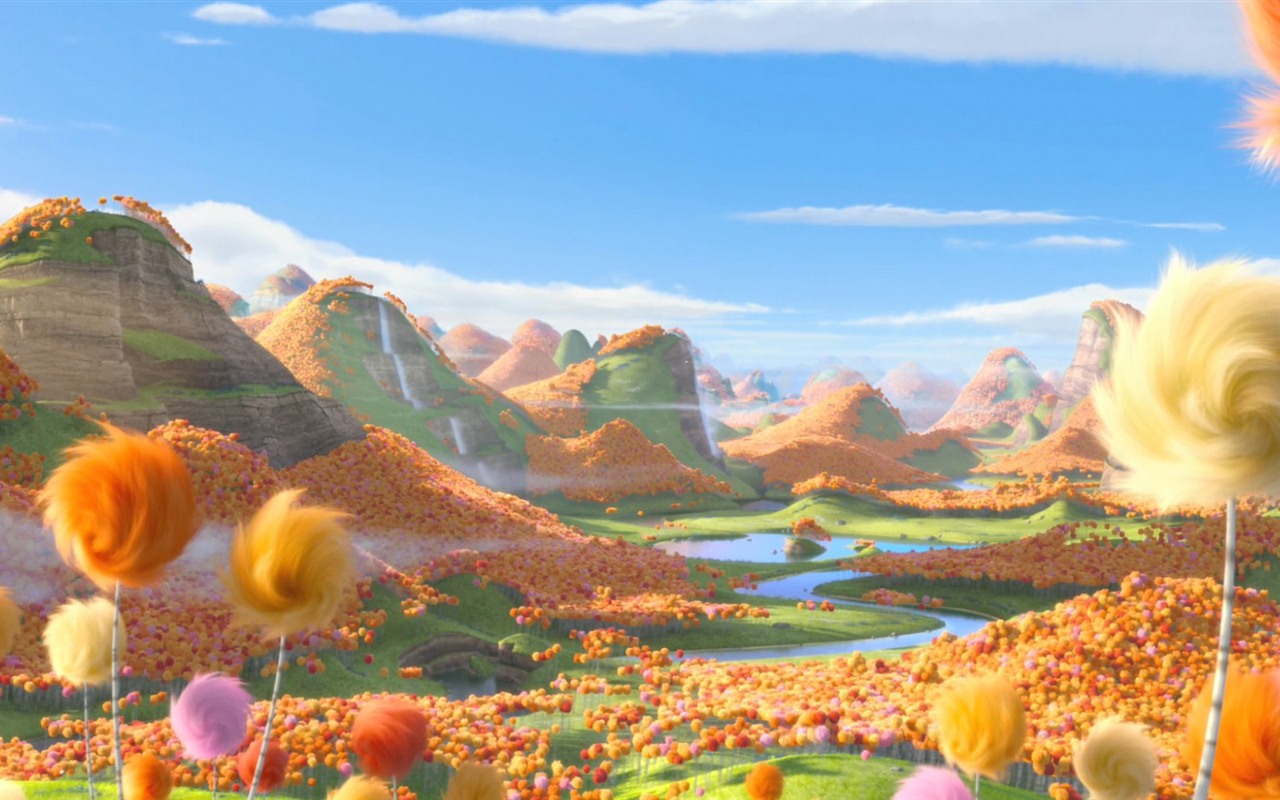 Dr. Seuss' The Lorax 老雷斯的故事 高清壁紙 #15 - 1280x800