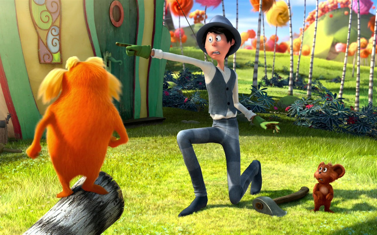 Dr. Seuss The Lorax 老雷斯的故事 高清壁纸20 - 1280x800