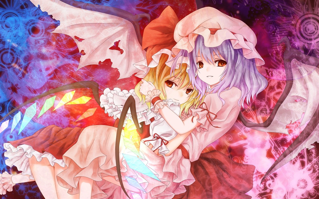 Touhou Project cartoon HD wallpapers #1 - 1280x800