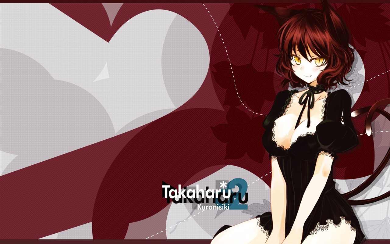 Touhou projekt karikatura HD tapety na plochu #7 - 1280x800