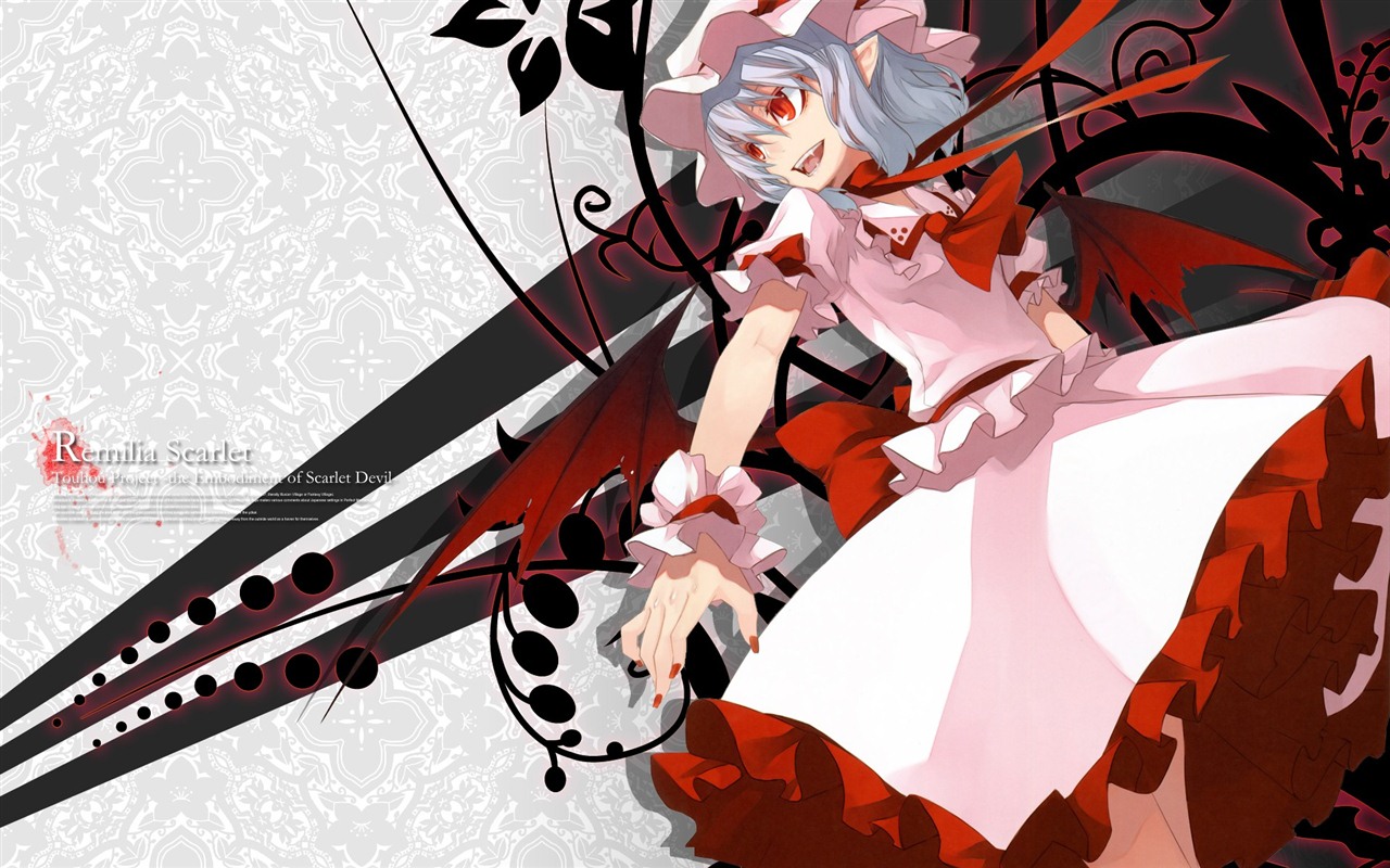 Touhou projekt karikatura HD tapety na plochu #25 - 1280x800