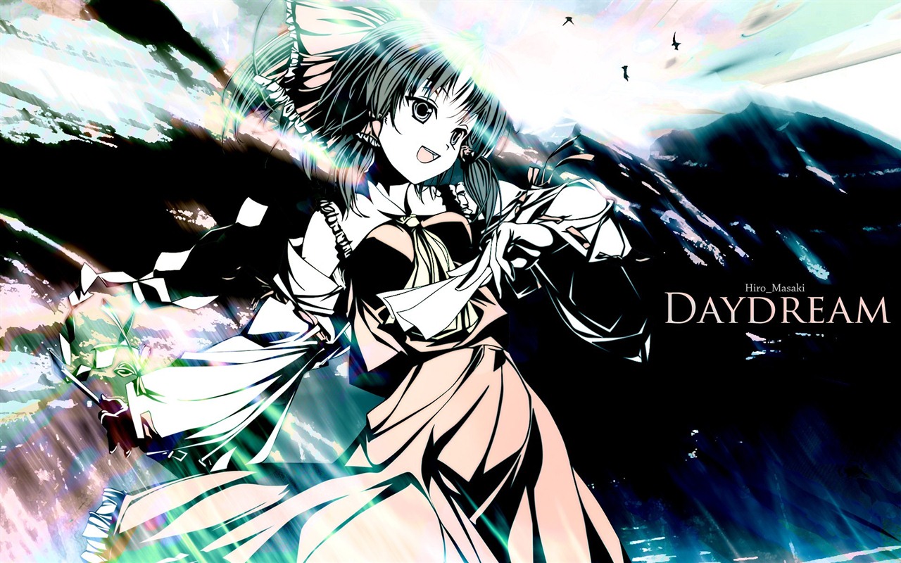 Touhou projekt karikatura HD tapety na plochu #27 - 1280x800