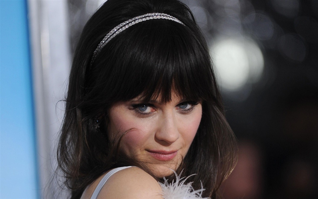 Zooey Deschanel 佐伊·丹斯切爾 美女壁紙 #8 - 1280x800