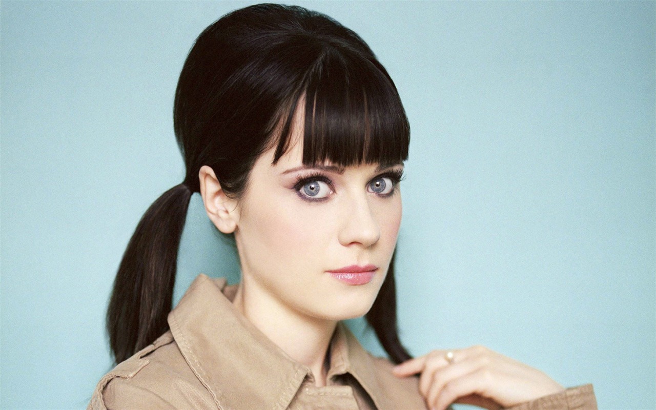 Zooey Deschanel 佐伊·丹斯切爾 美女壁紙 #12 - 1280x800