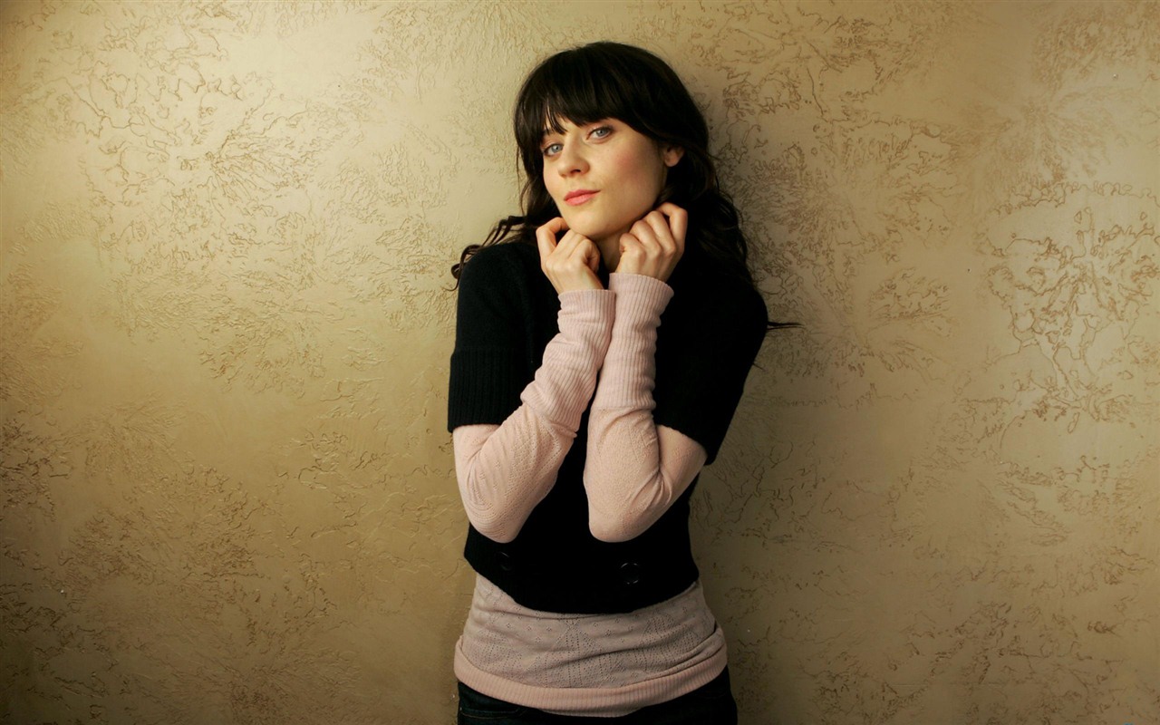 Zooey Deschanel 佐伊·丹斯切爾 美女壁紙 #17 - 1280x800