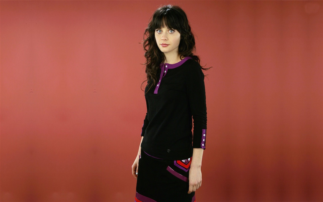 Zooey Deschanel 佐伊·丹斯切爾 美女壁紙 #22 - 1280x800