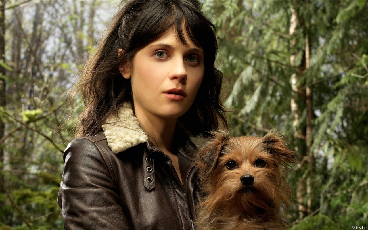 Zooey Deschanel 佐伊·丹斯切爾 美女壁紙 #25 - 1280x800