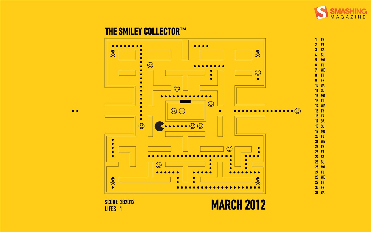 März 2012 Kalender Wallpaper #17 - 1280x800
