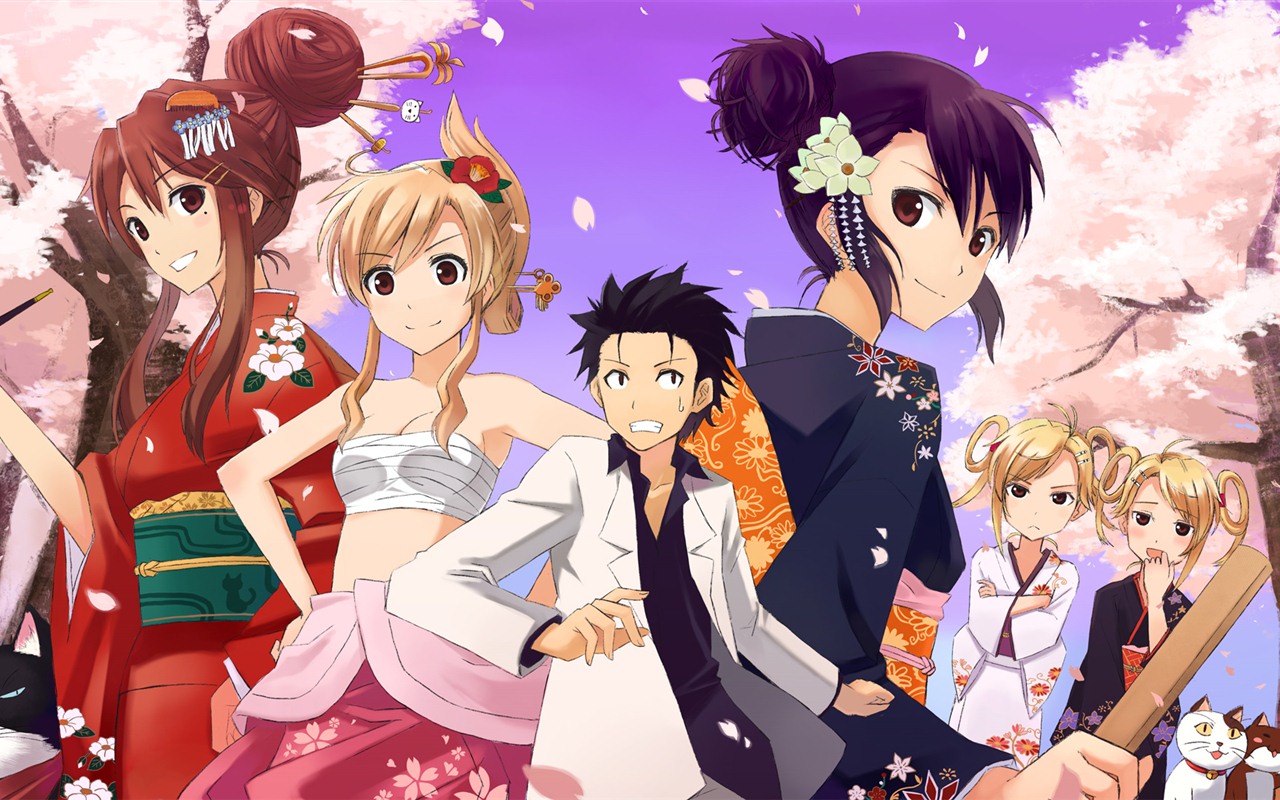 Nyan Koi! HD tapety na plochu #1 - 1280x800