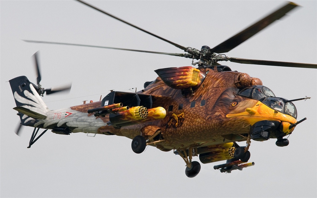 군용 헬리콥터의 HD 월페이퍼 #6 - 1280x800