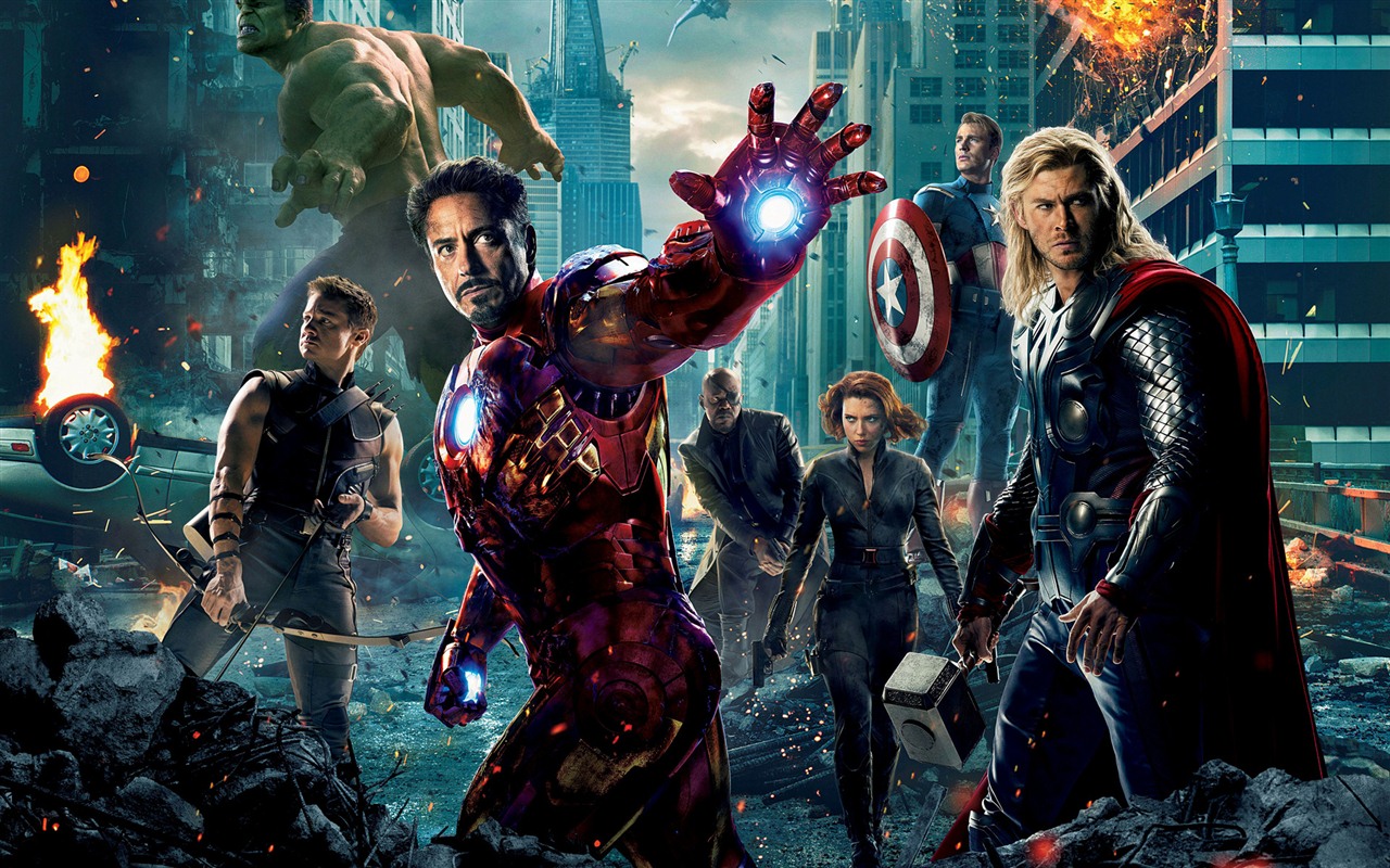 Les fonds d'écran HD 2012 Avengers #1 - 1280x800