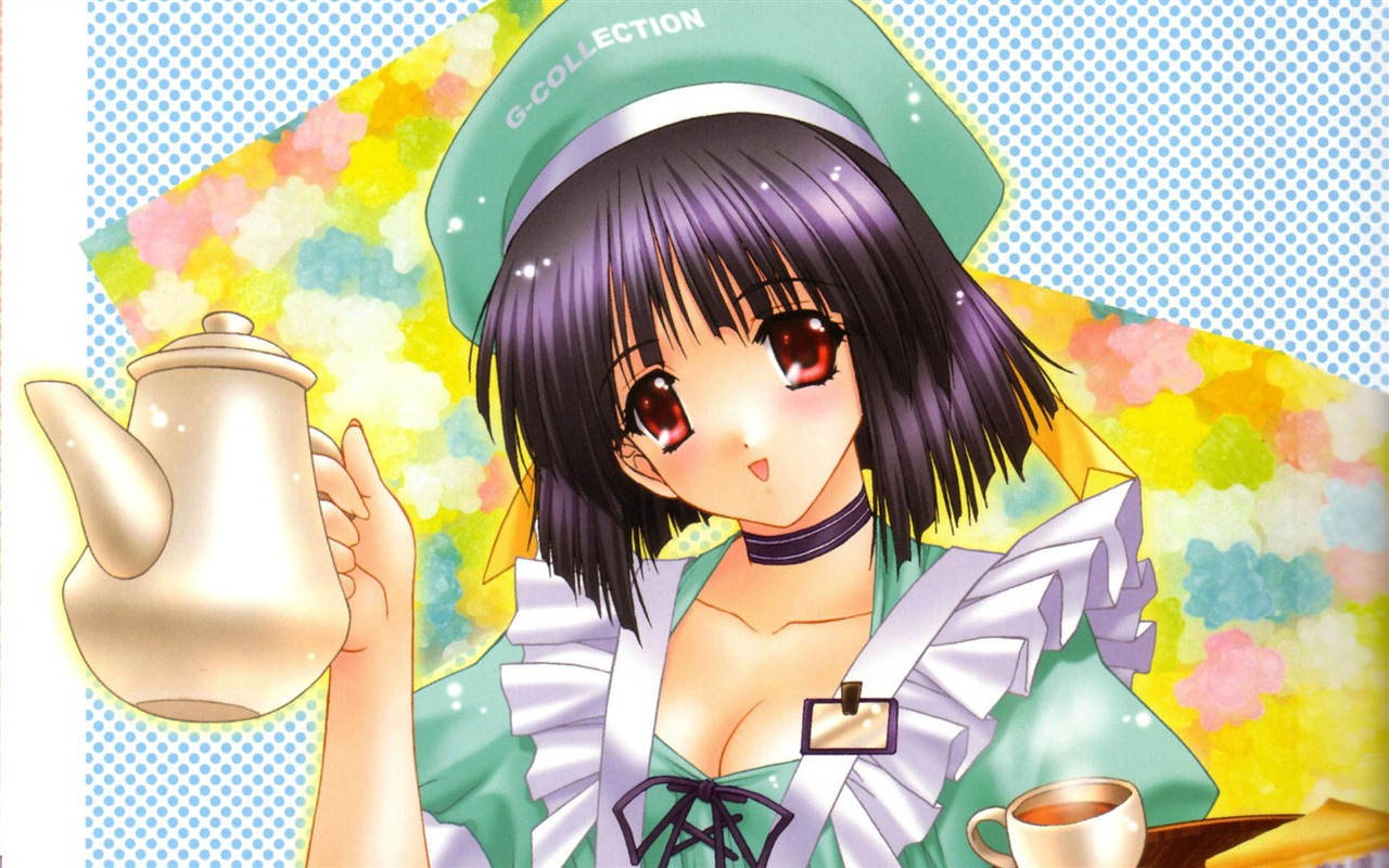 Aoi Kimizuka anime dívky ilustrační HD tapety na plochu #8 - 1280x800