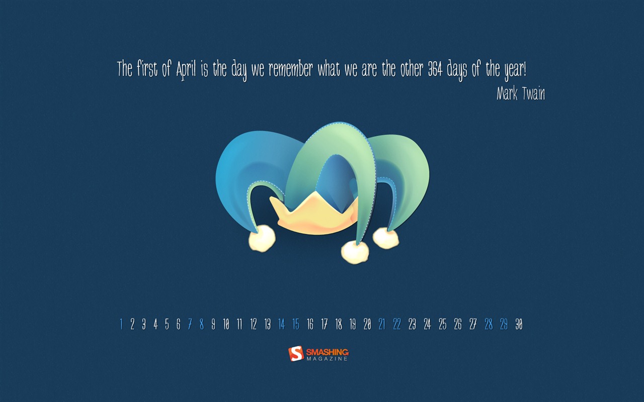 April 2012 Kalender Wallpaper (1) #13 - 1280x800