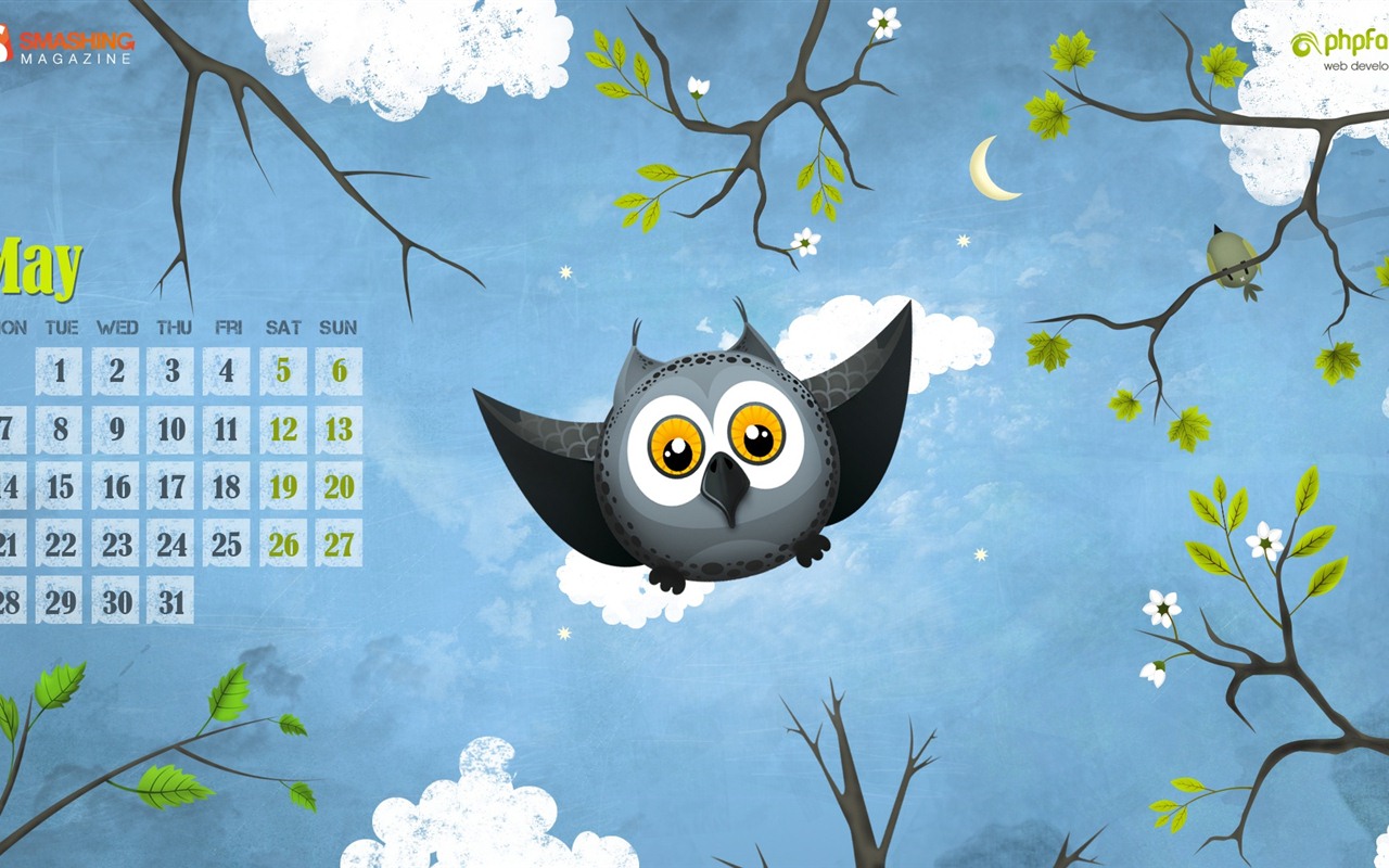 May 2012 Calendar wallpapers (1) #1 - 1280x800