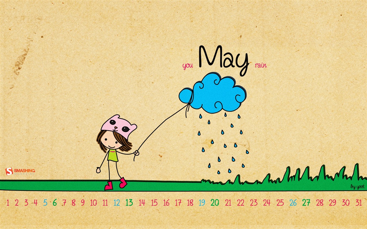 Mai 2012 Kalender Wallpapers (2) #14 - 1280x800