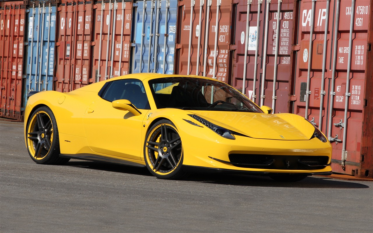 Ferrari 458 Italia spider 2012 HD wallpapers #10 - 1280x800