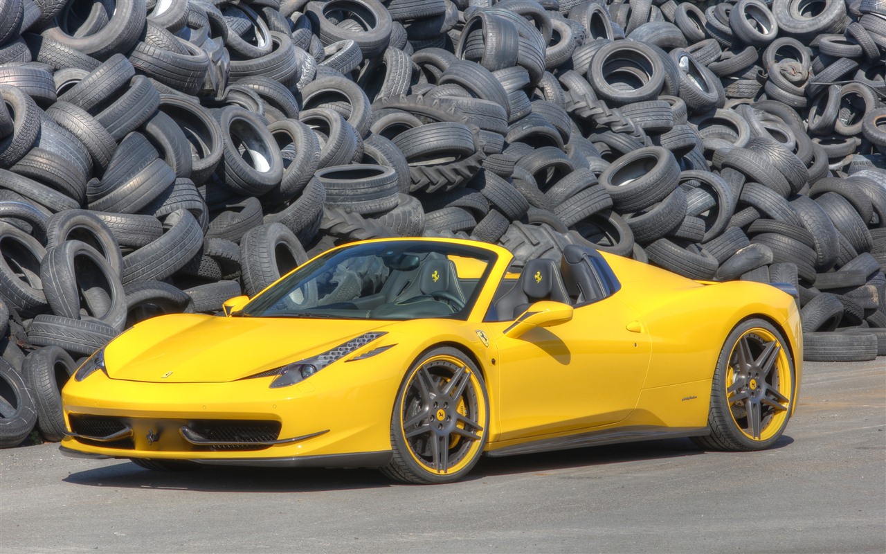 Ferrari 458 Spider 2012 Italia HD tapety na plochu #15 - 1280x800